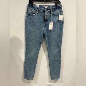 NWT - Good American - Good Legs Skinny Jeans 12/31 - Button Fly - High Rise